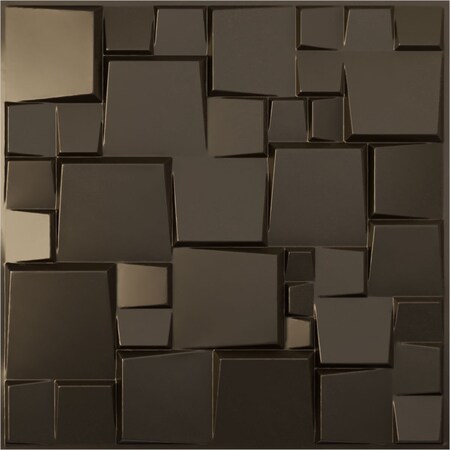 19 5/8in. W X 19 5/8in. H Modern Square EnduraWall Decorative 3D Wall Panel Covers 2.67 Sq. Ft.